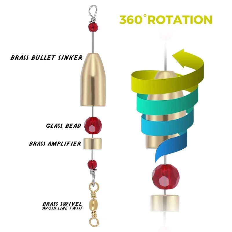 Sougayilang-جهاز صيد من النحاس الأصفر مع موصل حلقة دوارة ، معدات الصيد ، الأدوات #3