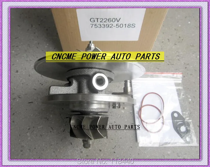 TURBO Cartridge CHRA GT2260V 753392 742417 753392-0018 753392-0001 753392-5015S 742417-0002 742417-0003 742417-0009 11657791044