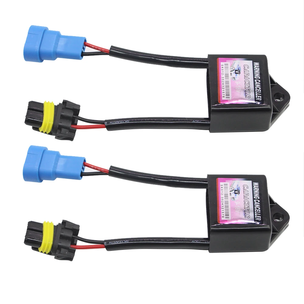 2 X HID Decoder Xenon Light Relay Capacitor Error Free Warning Canceller Load Resistor Canbus Decoder H1 H3 H4 H7 H11 9005 9006