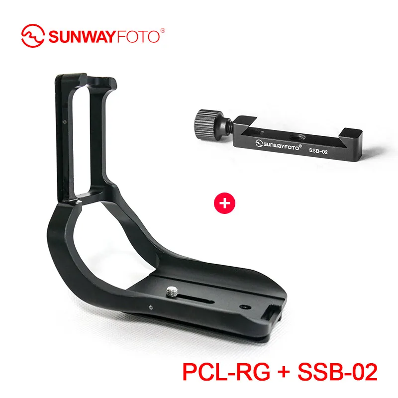 SUNWAYFOTO PCL-RG Dedicated L-bracket with Battery Grip Tripod Head Specific Aluminum Quick Release Plate for Canon EOS R