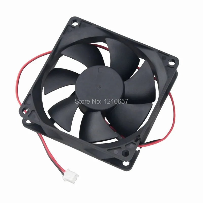 5pieces lot Gdstime DC 24V 2Pin 0.1A 8CM 80mm x 20mm 8020 Computer PC CPU Case Industrial Ventilation Cooler Cooling Fan