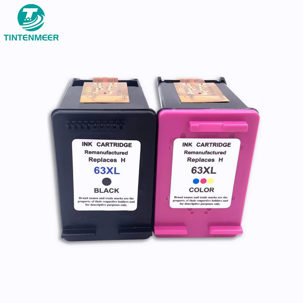 TINTENMEER PREMIUM INK CARTRIDGE 63 COMPATIBLE FOR HP DESKJET 1112 2130 2132 3630 3631 3632 3633 3634 3636 3637 PRINTER PART