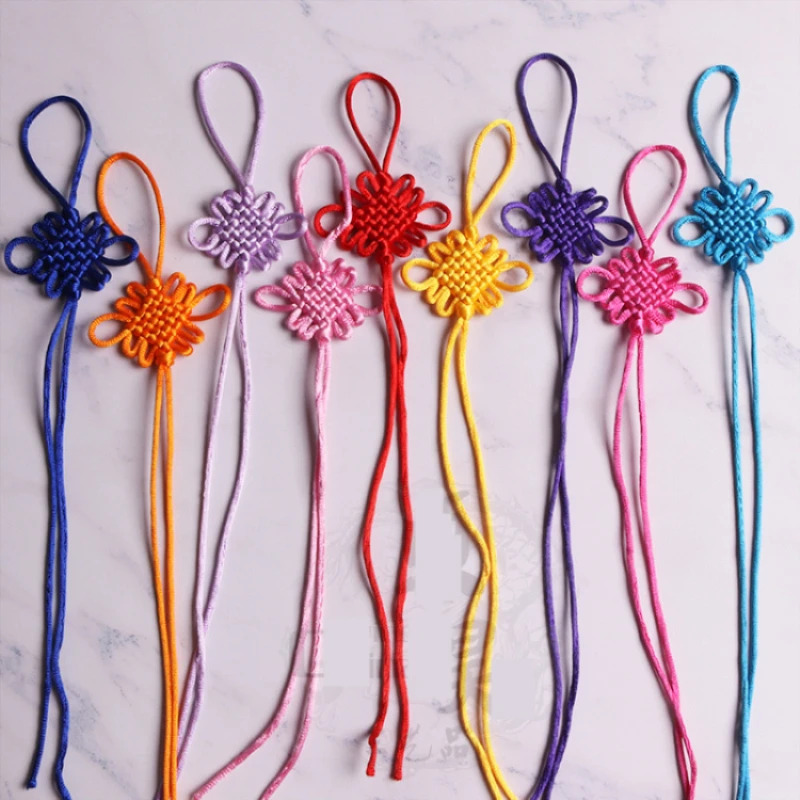 10PC Mini Chinese Knots Tassels Pendant Accessories Home Textile Curtain Clothing Tassel Handicraft Rope DIY Decorative Material