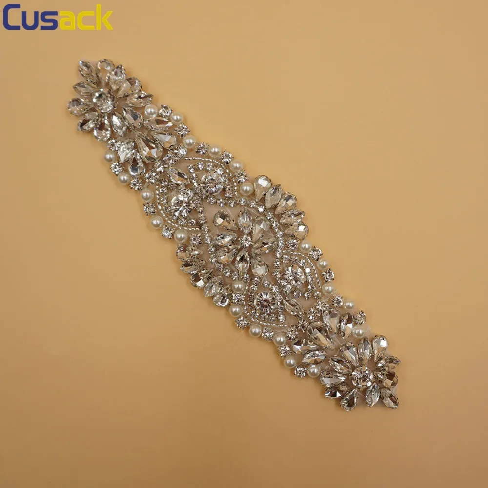 Diamantes de imitación de cristal de oro rosa para vestidos de novia, accesorios para el cabello, sombreros de flores para muñeca de novia, apliques de planchado