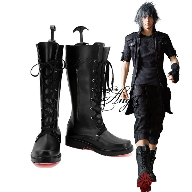 Game Final Fantasy XV Noctis Lucis Caelum Boots Cosplay Party Custom Made Shoes