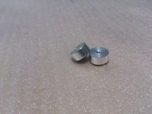 4x (серебристые) алюминиевые подушечки для ножек/ножек D: 20 мм В: 10 мм