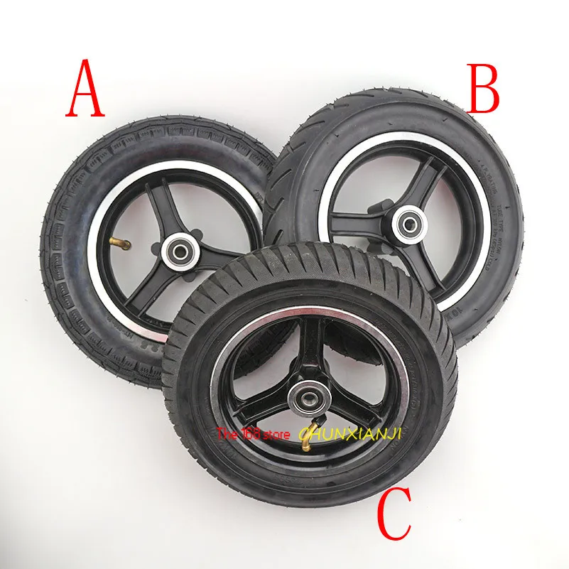 

High performance 10x2.5 tire and aluminum alloy wheel10*2.50wheel are suitable for electric scooter balancing car