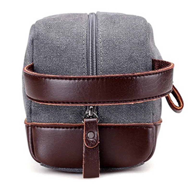 Canvas Travel Toiletry Organizer Shaving Dopp Kit Travel Cosmetic Bag Makeup Men Handbag Casual Zipper Wash Cases Make Up Bolsas