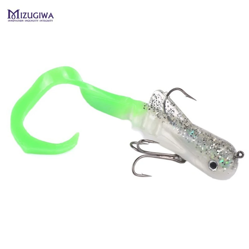 MIZUGIWA Proleurre 4pcs Fishing Lures Wobblers 200mm 45g Swimbaits Artificial Silicone jig Soft Bait 4 Color Carp Baits