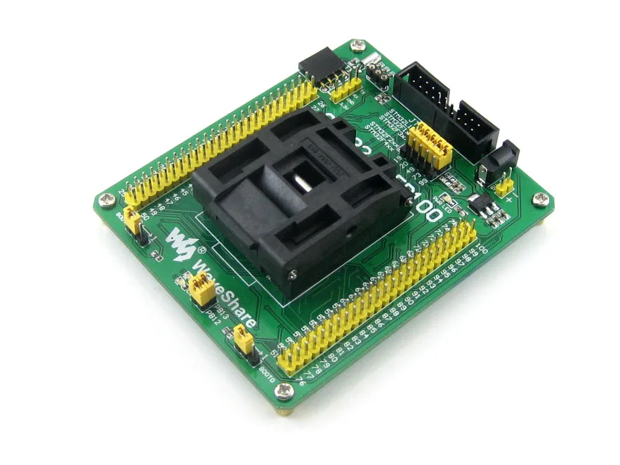 

STM32-QFP100 Programmer Adapter Yamaichi IC Test Burn-in Socket for STM32 microcontroller in QFP100 (0.5mm pitch)