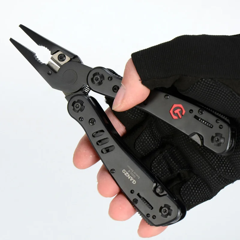 ganzo alicatador multi ferramenta com bits facas dobraveis acampamento ao ar livre sobrevivencia edc multitools 26 em g302b g302b 01