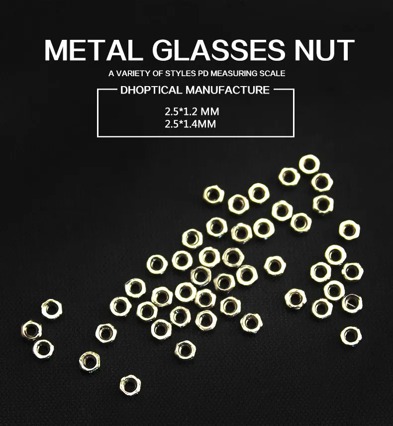 eyeglasses nut ,rimless glasses nut 10000pcs/lot  eyewear part accessories by dhoptical