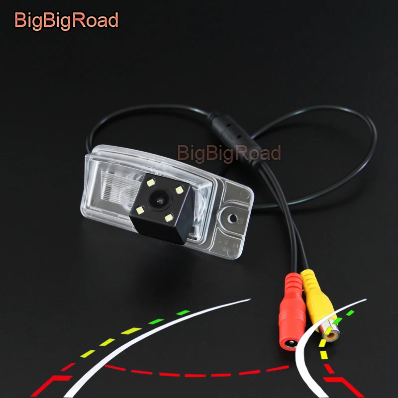 

BigBigRoad Car Intelligent Dynamic Trajectory Tracks Rear View Camera For Nissan X-Trail X Trail XTrail Rogue 2014-2017 Murano