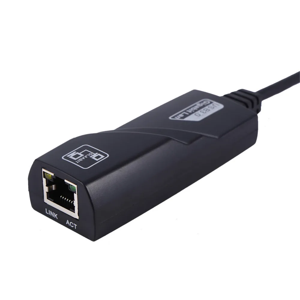 Adaptador de red Ethernet para PC, tarjeta de red con cable USB 3,0 a RJ45 Gigabit Ethernet LAN (10/100/1000) Mbps, venta al por mayor