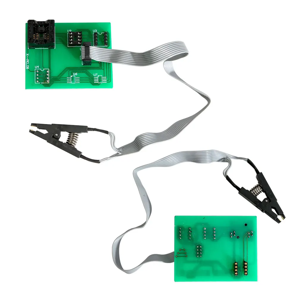 EEPROM Board Adapter 8 Soic Clip for Xprog V5.60/V5.70/V5.74/V5.84 UPA Green V1.3 Green PCB Adapter Supports New XPROG-M V5.84