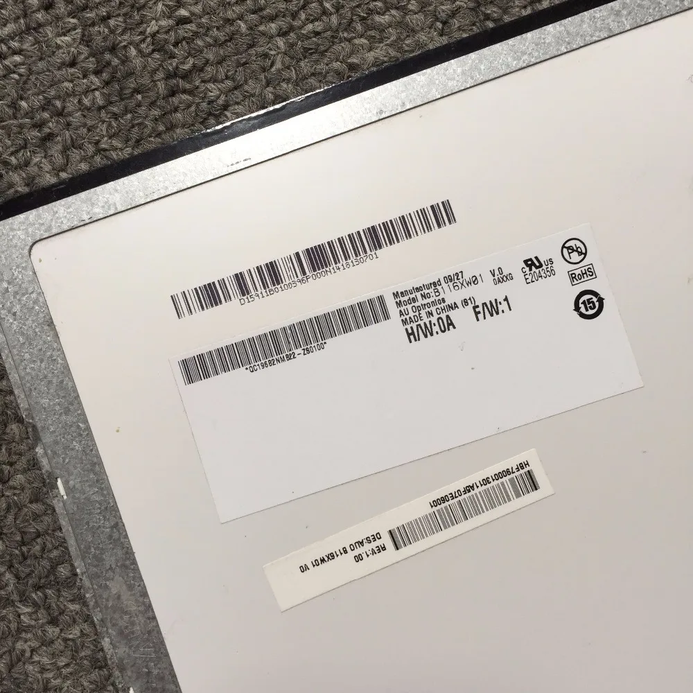 Pantalla de visualización B116XW01 V.0