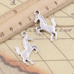 10pcs Charms Gallop Horse Steed 35x21mm Tibetan Silver Color Pendants Antique Jewelry Making DIY Handmade Craft