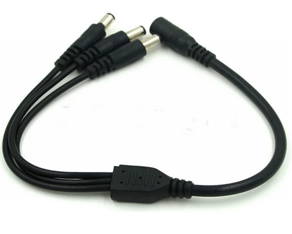 DC 1 암-3 수 전원 분배기 DC 암 1-수 3 전원 분배기 케이블 잭 CCTV 시스템, 2 개