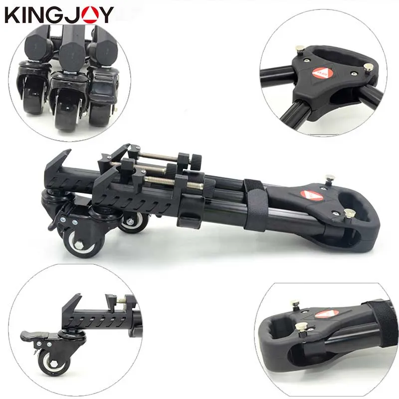 Kingjoy Slider universelle profession elle Fotografie Hoch leistungs stativ Dolly mit Rädern verstellbare Bein halterungen für DSLR-Kamera