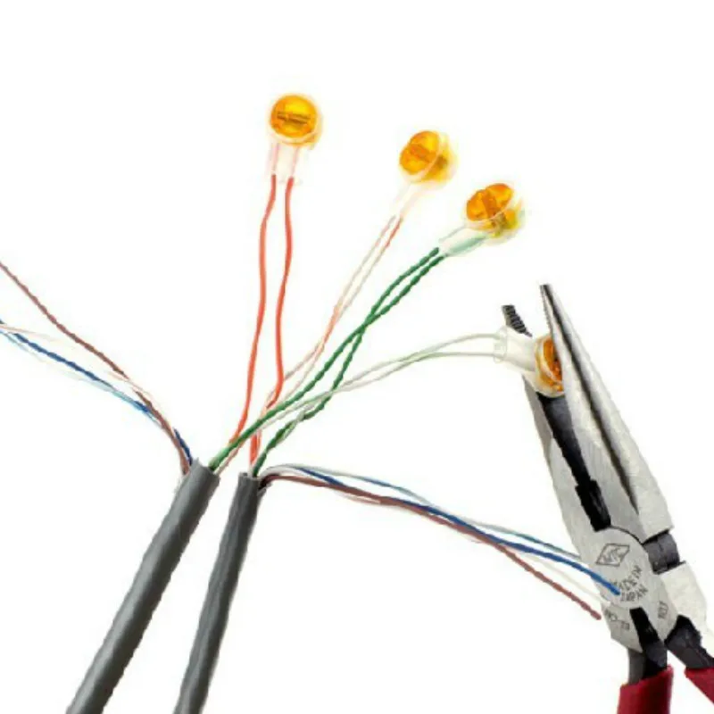 100pcs Rj45 Connector Crimp Connection Terminals K1 Connector Waterproof Wiring Ethernet Cable Telephone Cord Term