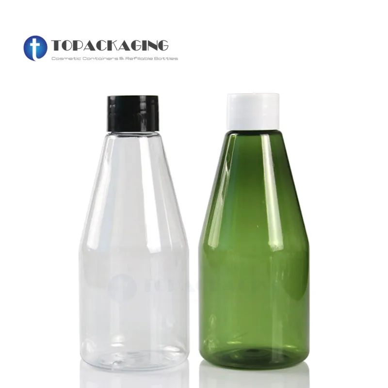 

30PCS*200ml Screw Cap Bottle PET Plastic Cosmetic Container Empty Lotion Essential Oil Makeup Lotion Packing Shampoo Refillable