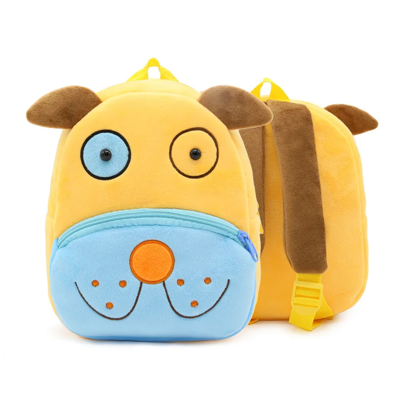 

Children Cartoon Animal Dogs Cute Puppy School Bags For Kindergarten Boys Girls Soft Plush Backpacks Kids Schoolbag