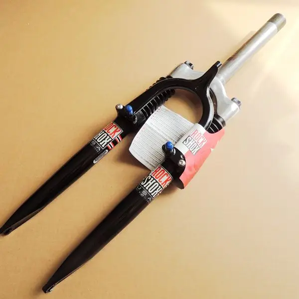 Stock limited 26er Inch Rock Shok 28.6mm Riser Mountain Bike Ultra-light V Brake Oil Spring Suspension MTB Fork