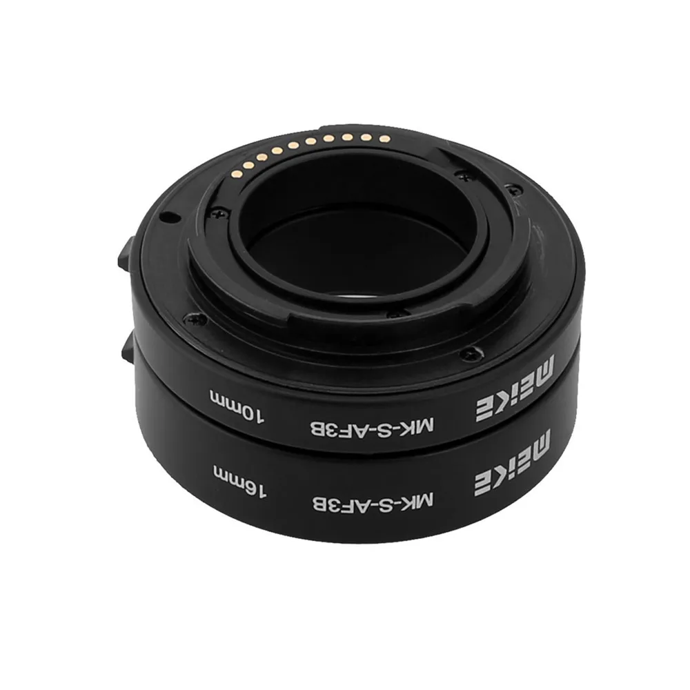 Meike MK-S-AF3-B Plastic Extension Tube Dicht Schot Adapter Ring Lens Voor Autofocus Sony Nex Micro Dslr 10Mm 16mm E-Mount Camera