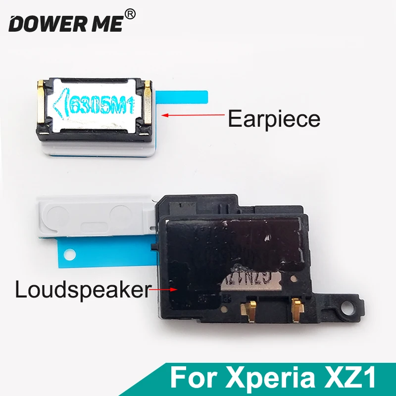 Aorcarmo Górny Głośnik Słuchawki Dolny Głośnik z Ramką Uchwytu Brzęczyk Dzwonek Zespół Dla Sony Xperia XZ1 G8341 G8342
