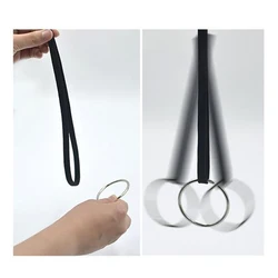 Ring And Loop Magic Tricks Ring And Rope Magic Props  Hoop Rope Escape  Close Up Street Stage Magic Toys E3027