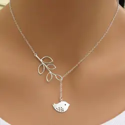 New Fashion Corss Jewelry Leaves Bird Pendant Necklace Maxi Statement Necklace Chokers Necklace For Women 2018 Jewelry Bijoux