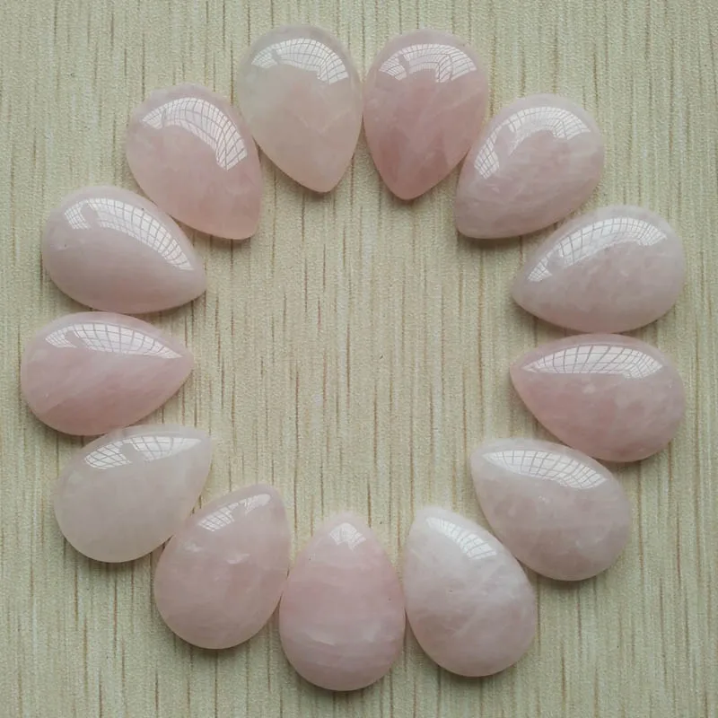 Wholesale 20pcs good quality natural stone mixed water drop CABOCHON beads 18x25mm DIY jewelry accessories making Fast shipping