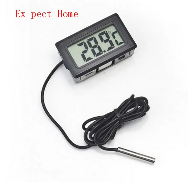 

Hot Selling Digital LCD Probe Fridge Freezer Thermometer Thermograph for Refrigerator -50~ 110 Degree With Retail Box Packing