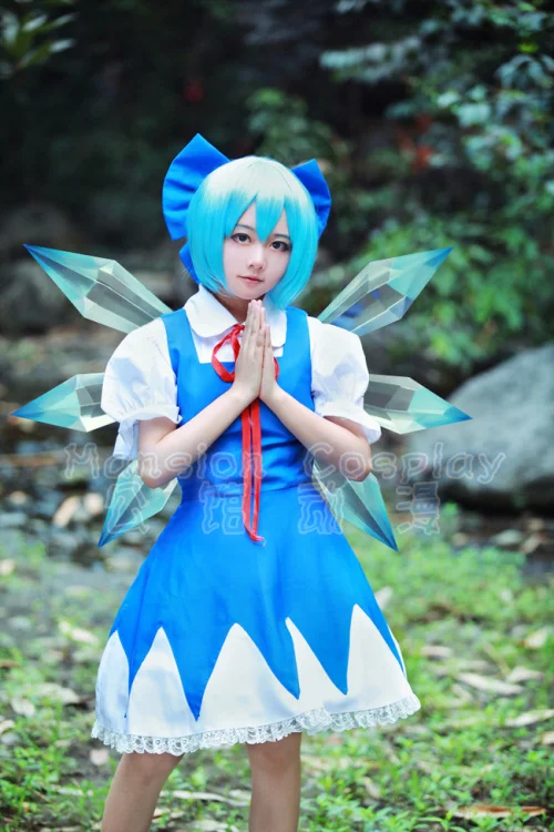 Cirno Cosplay Costume custom any size 110