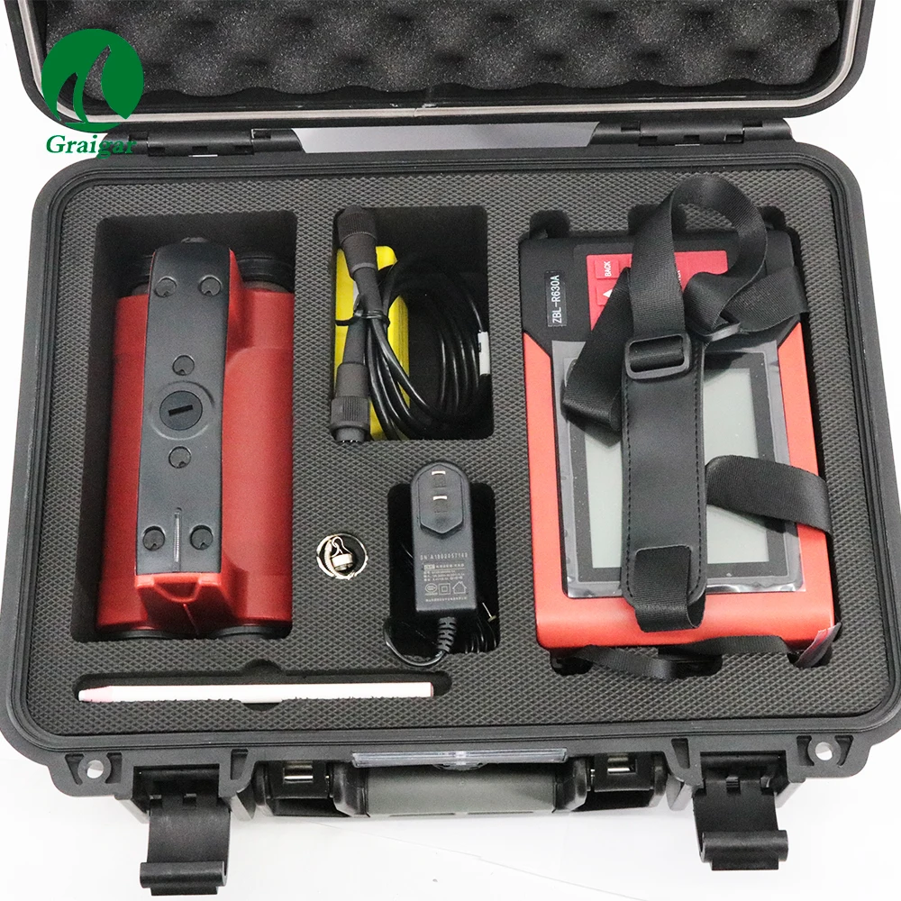 ZBL-R630A ดิจิตอลคอนกรีต Rebar Locator เครื่องสแกนเนอร์ป้องกันชั้นเครื่องทดสอบความหนาเหล็กเส้นเครื่องทดสอบเส้นผ่านศูนย์กลาง 6-50 มม.