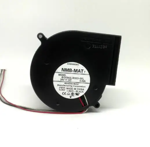 

NMB 9733 24V 0.43A BG0903-B053-00L three-wire high-volume turbine fan converter chassis fan