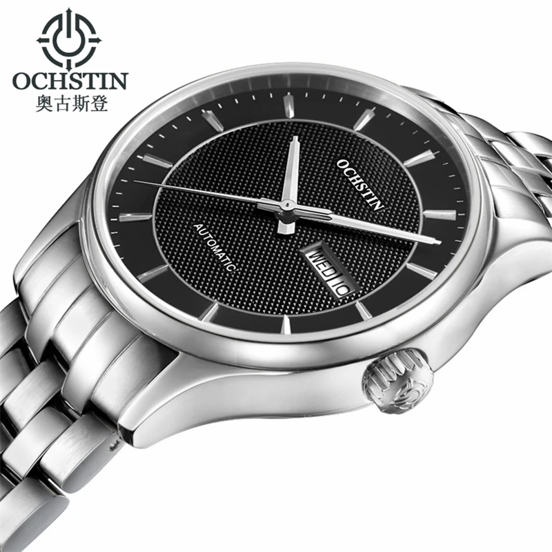 2016 Limited Ochstin Mechanical Watch Men Date Day Wristwatch Man Watches Luxury Fashion Casual Women's Wrist Relogio Masculino