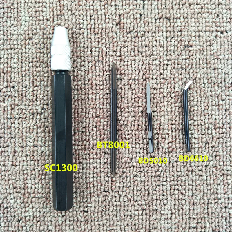 Trimming knife  copper parts deburring  triangular scraper  alumina handle SC1300  blade BD5010 BD6610