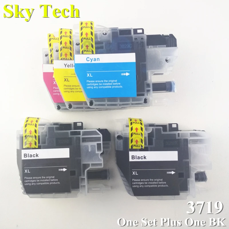 

One Set Plus One BK Compatible Ink cartridge For LC3717 LC3719 XL , For Brother MFC-J2330DW MFC-J3930DW etc ...