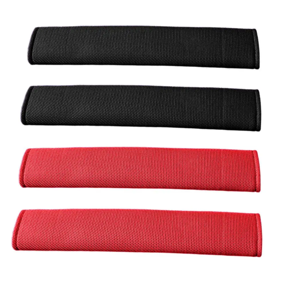 1 Pair Car Safety Seat Belt Pads Harness Safety Shoulder Strap Cushion Covers Breathable Shoulder Cover for Universal Car