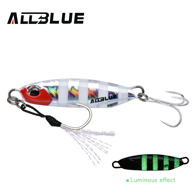 ALLBLUE Neue DRAGER Metall Guss Jig Löffel 15G 30G Shore Casting Jigging Fisch Meer Bass Angeln Locken künstliche Köder Tackle