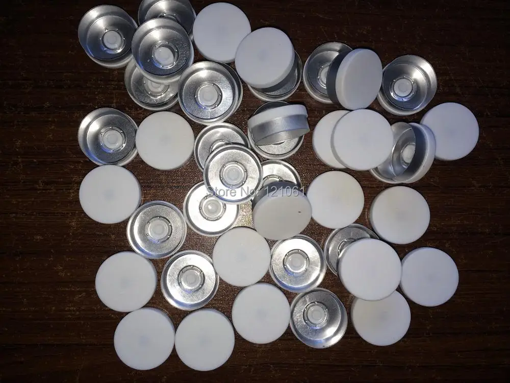 

20mm Plastic Aluminium cap,200pcs/lot! Colored Plastic Tops, Sealing Caps, pharmaceutical caps,tops for crimping glass vial