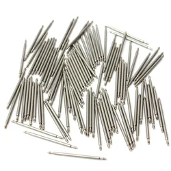 100pcs 12mm 14mm 16mm 18mm 20mm 22mm Stainless Steel Watch Band Spring Bars Strap Pin Repair Tools Link Pins Repair Watchmaker