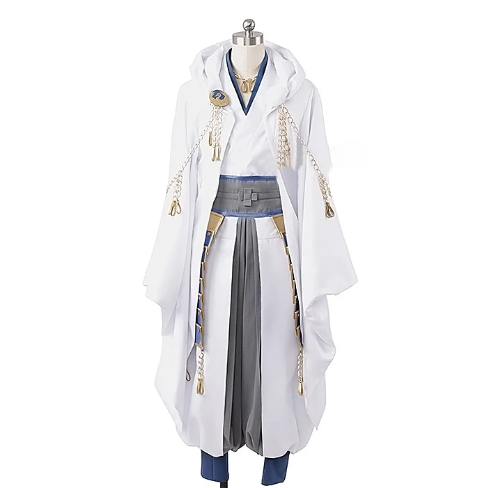 Tsurumaru Kuninaga Cosplay Touken Ranbu Online White Tsurumaru Kuninaga Cosplay Costume Custom Made Any Size