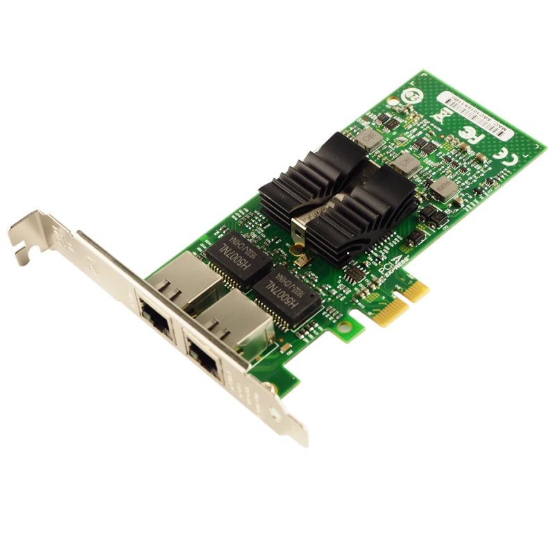 82576 Chipset Dual Ports Gigabit Server Adapter PCIe NIC E1G42ET 10/100/1000Mbps