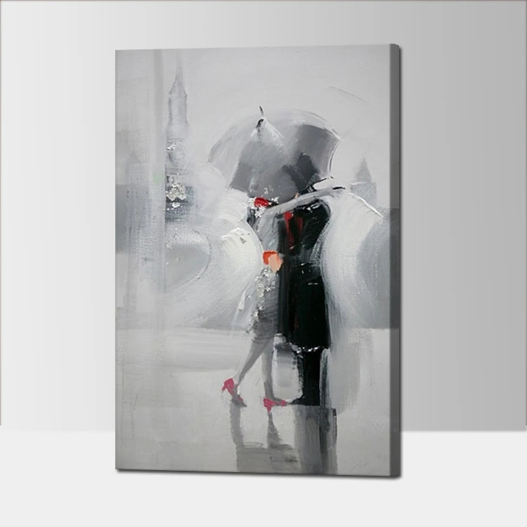 

New Arrival 100% Hand Painted Canvas Abstract Oil Painting Man and Woman Wall Pictures For Home Decor Room Decoration No Frame