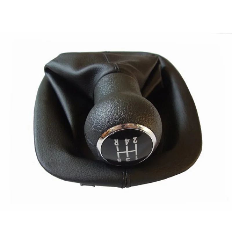 5 6 Speed Car Gear Shift Knob With Gaitor For VW Passat B5 B5.5 1998 1999 2000 2001-2004 B5 FL (00-05) Passat 3B3 3B6 B5 3BG
