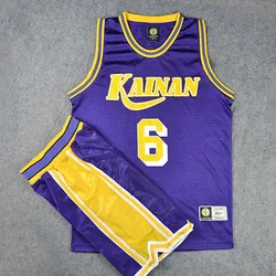 Costume Cosplay Scuola Kainan No. 6 SOICHIRO JIN Basketball Jersey + Shorts Vestito Sportivo della Squadra Uniforme di Formato M-XXL