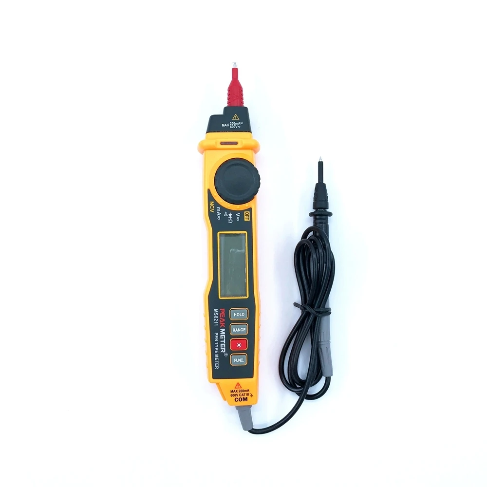 Multimetro digitale tipo di penna MS8211 2000 conteggi senza contatto AC DC tensione corrente Tester Multitester portatile elettrico a diodi