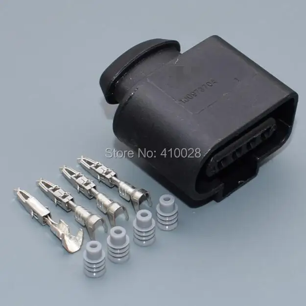 shhworldsea 5/30/100sets 1.5mm  Kit 4 Way female Connector Repair Kit For A4A6 VW NEW 1J0 973 704 1J0973704 free shipping